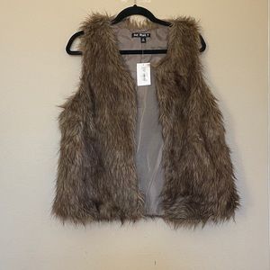 Brown Fur Vest